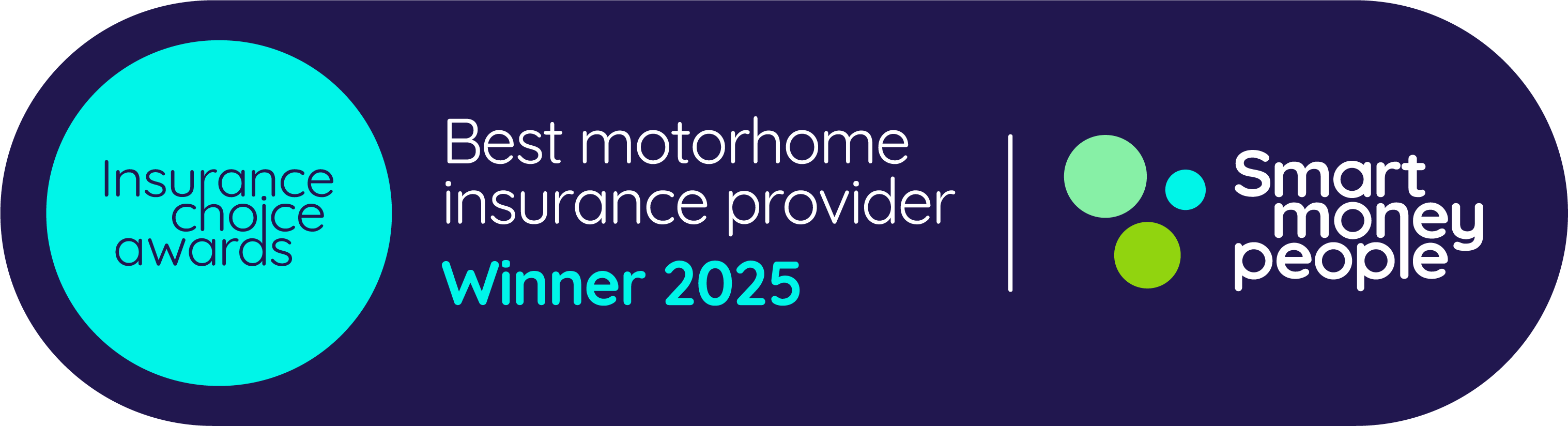Insurance Choice Awards Best Motorhome Insurance Provider Winner 2025