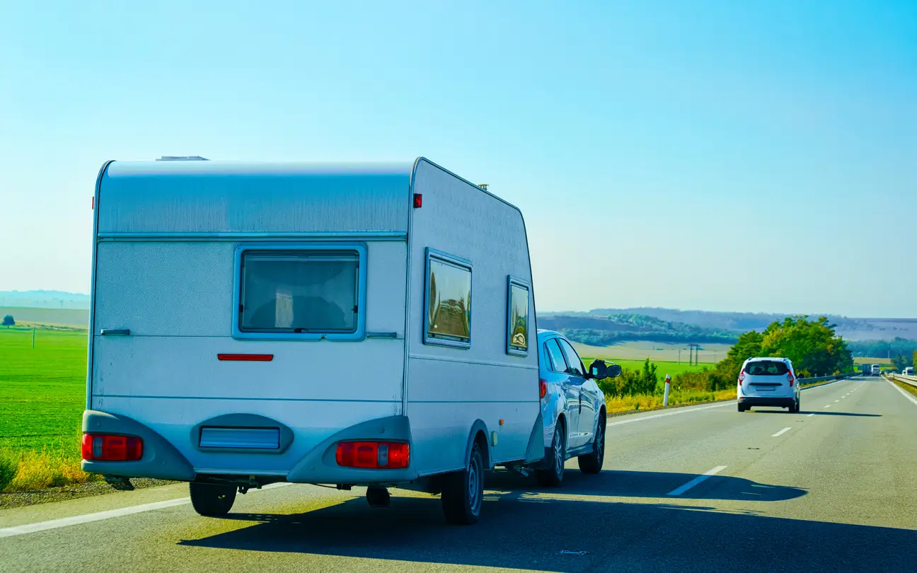 Can you park a caravan on the road?