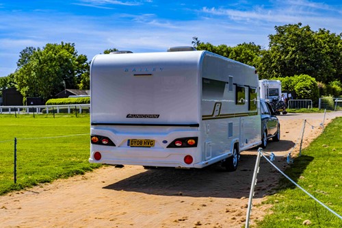 match caravan and car