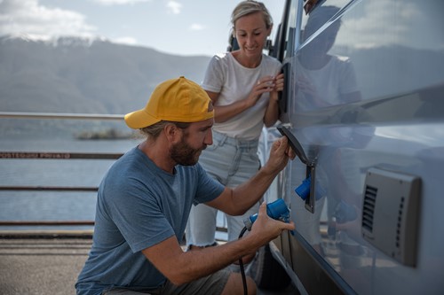 Electric campervan
