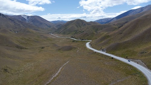 New Zealand road trip scenery