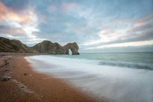 Durdle door in winter