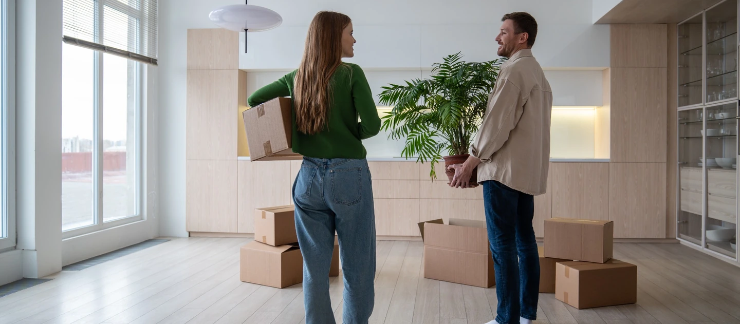 Renters arriving at rental