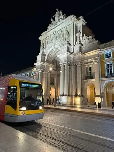 tram in lisbon alfama