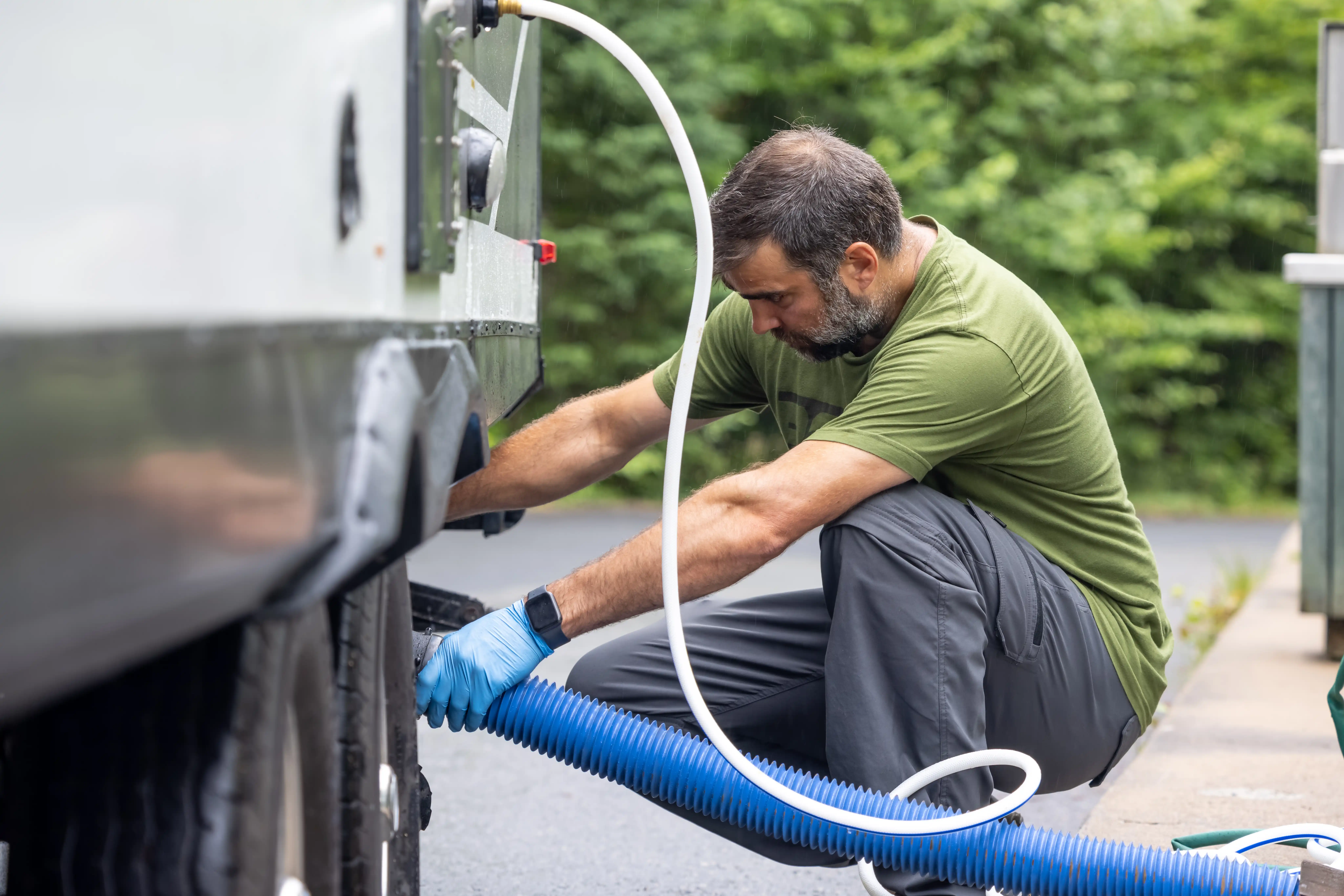 Emptying and dealing with campervan and motorhome waste