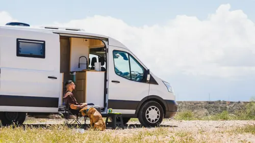 Panel van campervan