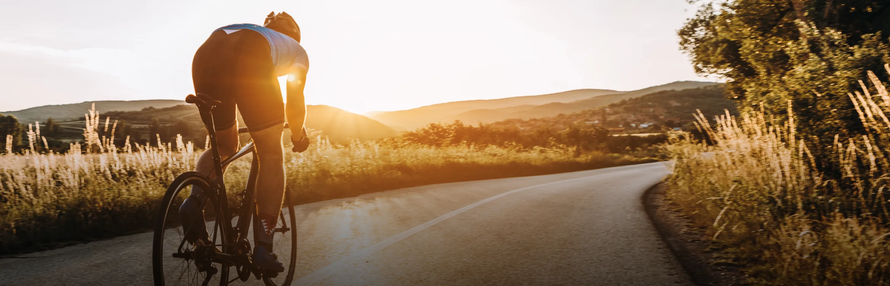Man riding a bike