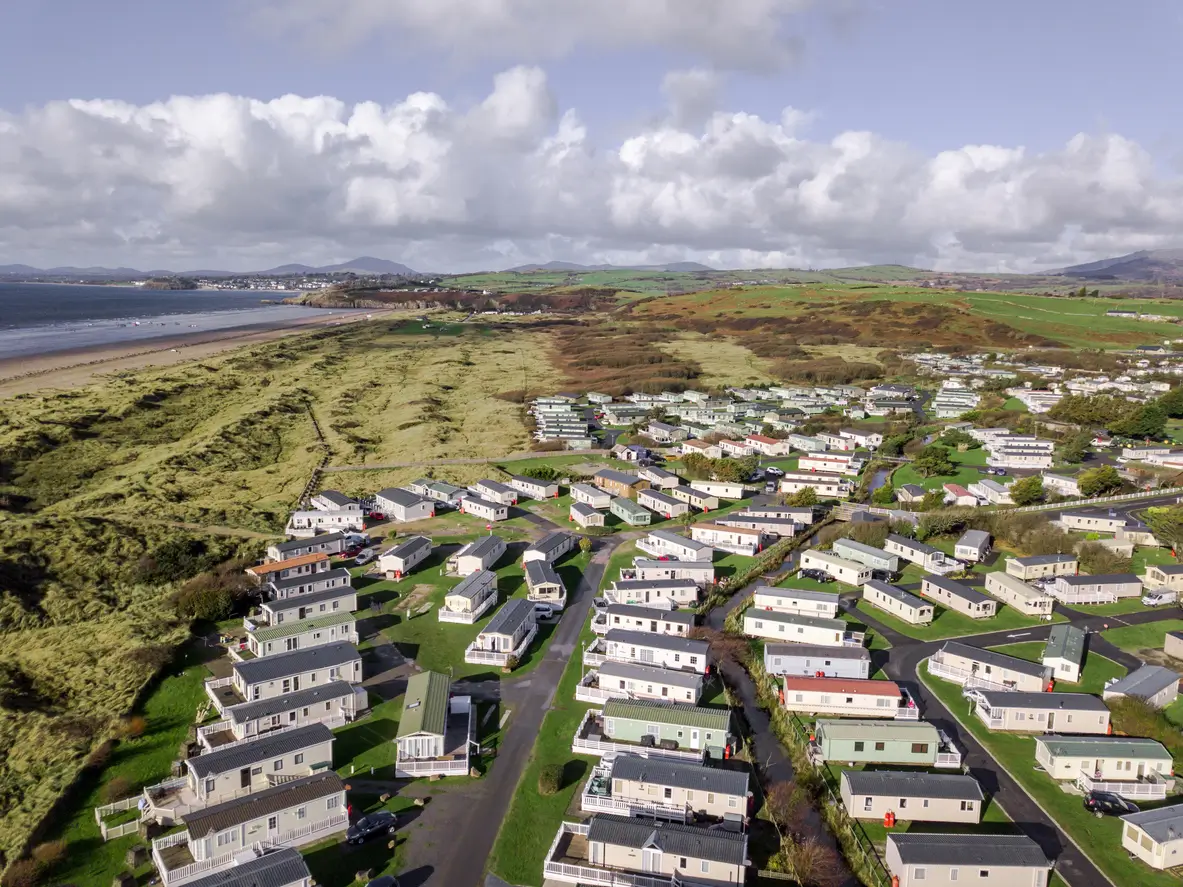 static caravan site